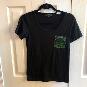 Weed Leaf Pocket Short Sleeve Tee